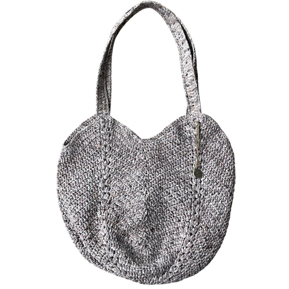 The Sak Gala Top Handle Crochet Hobo Tote Earth Multi Eco Friendly